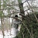 Cold-Weather Operations Course students build improvised shelters, survive outdoors