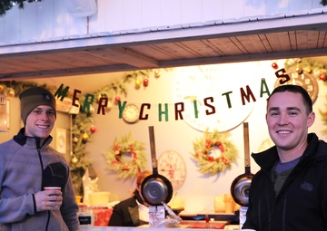 1-9 CAV Soldiers visit Vilnius Christmas Market