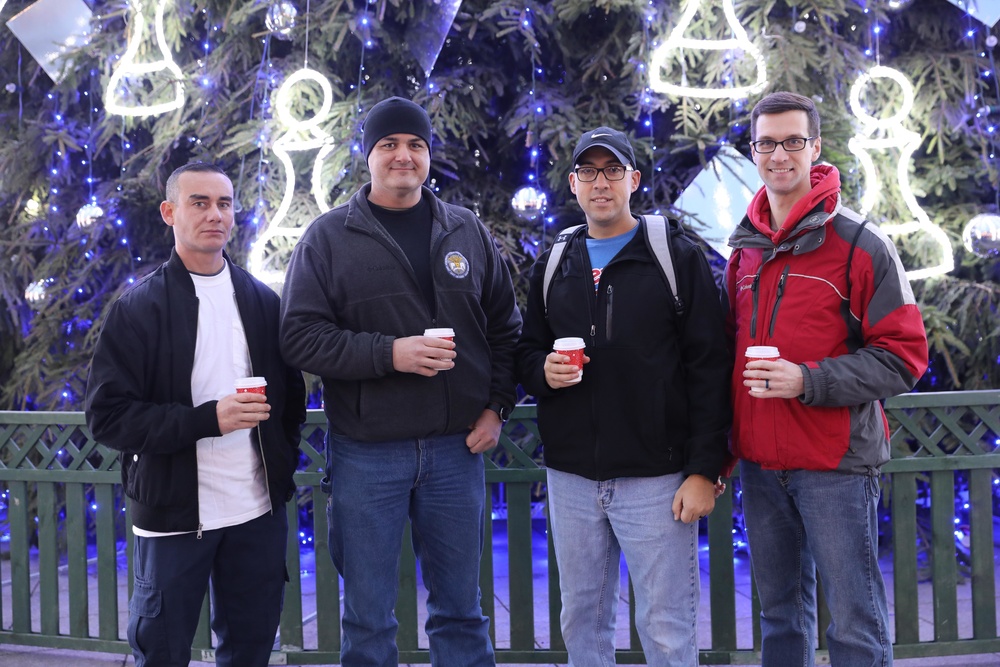 1-9 CAV Soldiers visit Vilnius Christmas Market