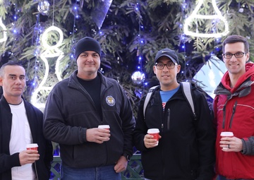 1-9 CAV Soldiers visit Vilnius Christmas Market