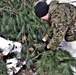 Improvised shelter building by Cold-Weather Operations Course students in Class 20-01