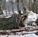 Improvised shelter building by Cold-Weather Operations Course students in Class 20-01