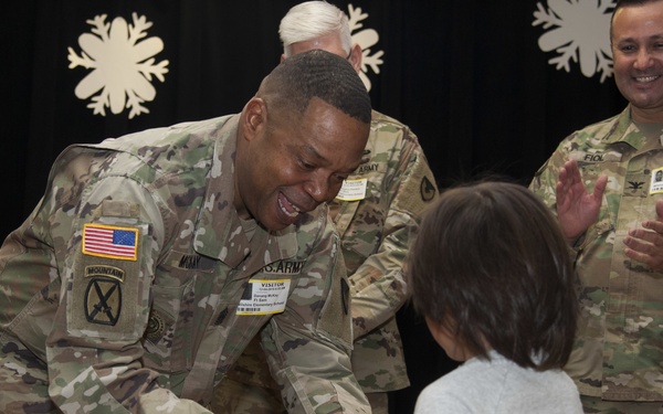 Warm hearts help keep students warm at annual 502nd FSG coat drive