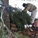 Improvised shelter building by Cold-Weather Operations Course students in Class 20-01