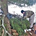 Improvised shelter building by Cold-Weather Operations Course students in Class 20-01