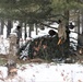 Improvised shelter building by Cold-Weather Operations Course students in Class 20-01
