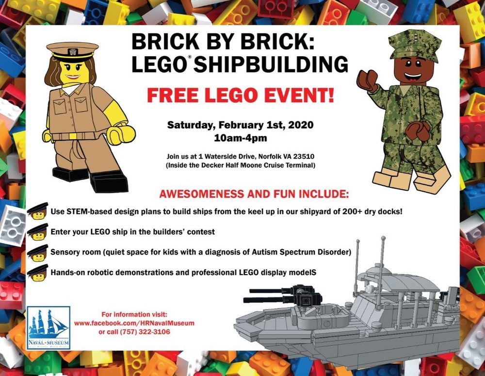 9th Annual LEGO Shipbuilding Event Flyer