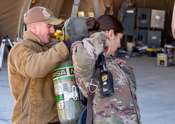 443rd AES demonstrates coalition CBRN equipment capability