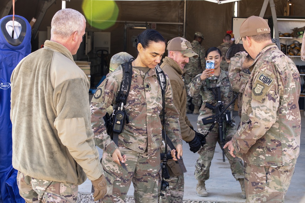 443rd AES demonstrates Coalition CBRN equipment capability