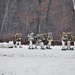 Fort McCoy Cold-Weather Operations Course students train in snowshoes pulling ahkio sled