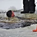 Cold-Weather Operations Course students participate in cold-water immersion training