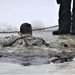 Cold-Weather Operations Course students participate in cold-water immersion training