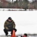 Cold-Weather Operations Course students participate in cold-water immersion training