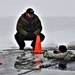 Cold-Weather Operations Course students participate in cold-water immersion training