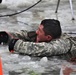 Cold-Weather Operations Course students participate in cold-water immersion training