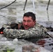 Cold-Weather Operations Course students participate in cold-water immersion training