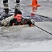 Cold-Weather Operations Course students participate in cold-water immersion training