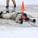 Cold-Weather Operations Course students participate in cold-water immersion training