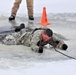 Cold-Weather Operations Course students participate in cold-water immersion training