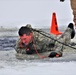 Cold-Weather Operations Course students participate in cold-water immersion training