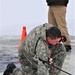 Cold-Weather Operations Course students participate in cold-water immersion training