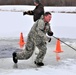 Cold-Weather Operations Course students participate in cold-water immersion training