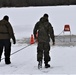 Cold-Weather Operations Course students participate in cold-water immersion training