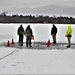 Cold-Weather Operations Course students participate in cold-water immersion training