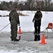 Cold-Weather Operations Course students participate in cold-water immersion training