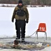 Cold-Weather Operations Course students participate in cold-water immersion training