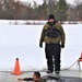 Cold-Weather Operations Course students participate in cold-water immersion training