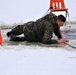 Cold-Weather Operations Course students participate in cold-water immersion training