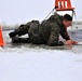 Cold-Weather Operations Course students participate in cold-water immersion training