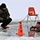 Cold-Weather Operations Course students participate in cold-water immersion training
