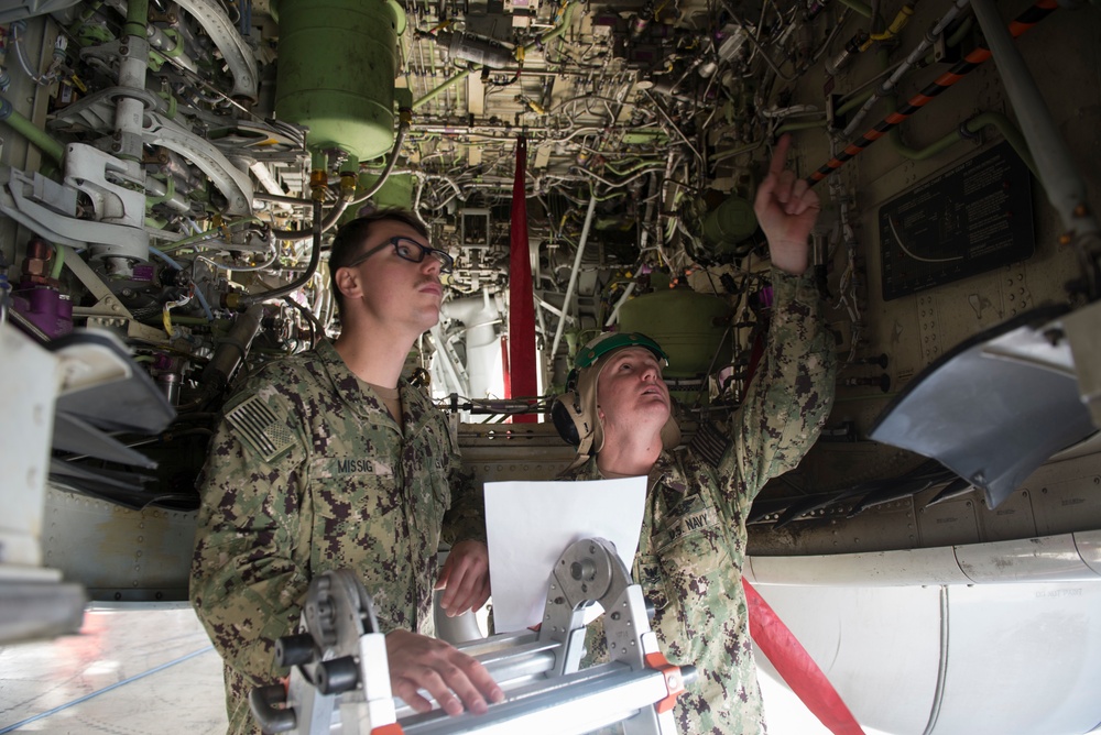 VP-4 P-8A Undergoes Scheduled Maintenance Inspection