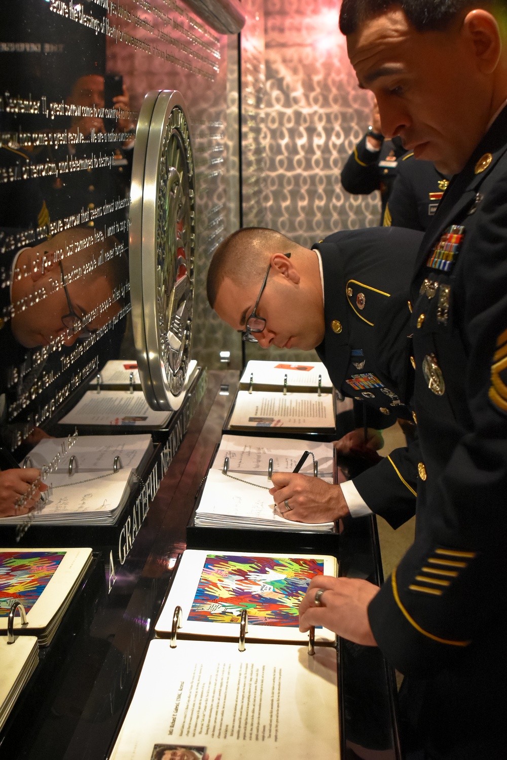 911 Pentagon Memorial visited by U.S. Army Recruiters