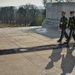 Walking back from the wreath