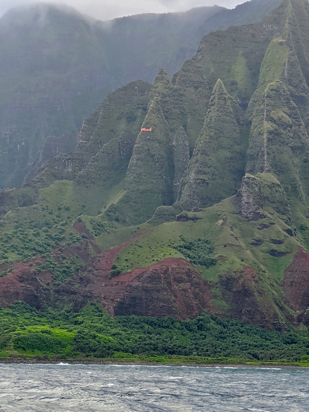 Coast Guard searching for tour helicopter off Kauai's Nā Pali Coast