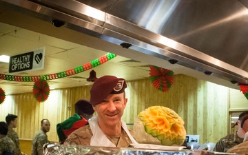 Panther Paratroopers Celebrate Christmas on Kandahar Airfield