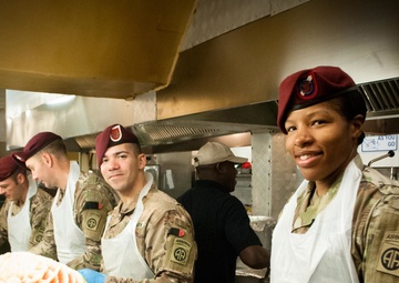 Panther Paratroopers Celebrate Christmas on Kandahar Airfield