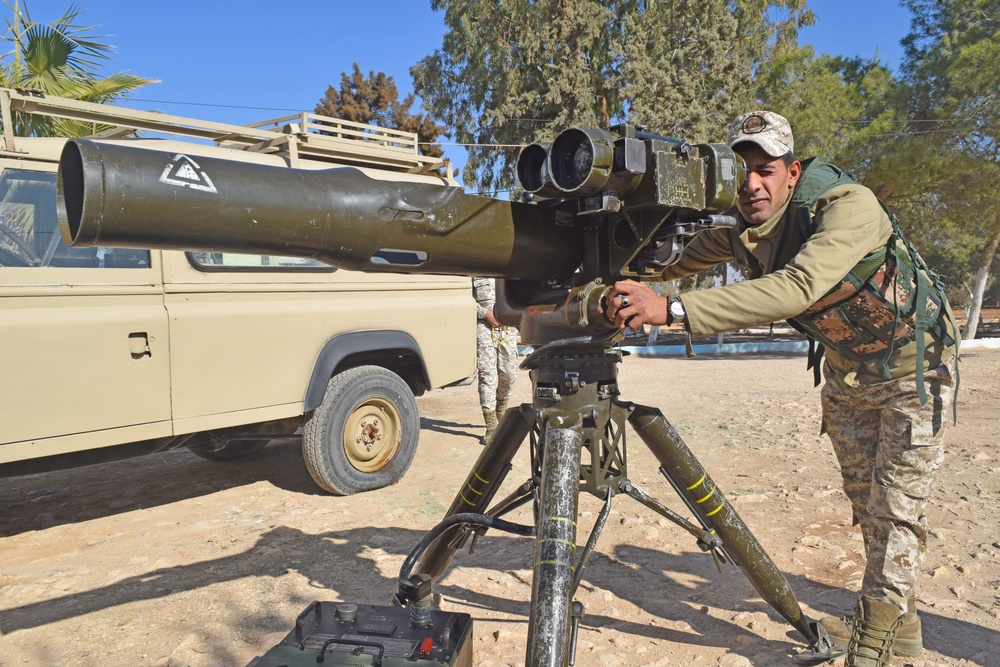 Jordan, US train on heavy-duty weapon system
