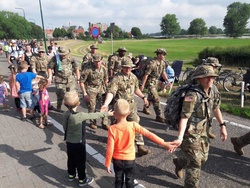 Team Way Too Far completes 100-mile march as one