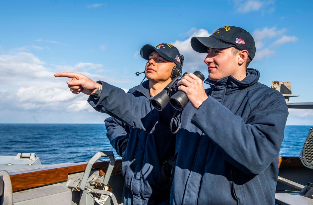 USS Milius (DDG 69) Conducts a Replenishment-at-Sea with USNS John Ericsson (T-AO 194)