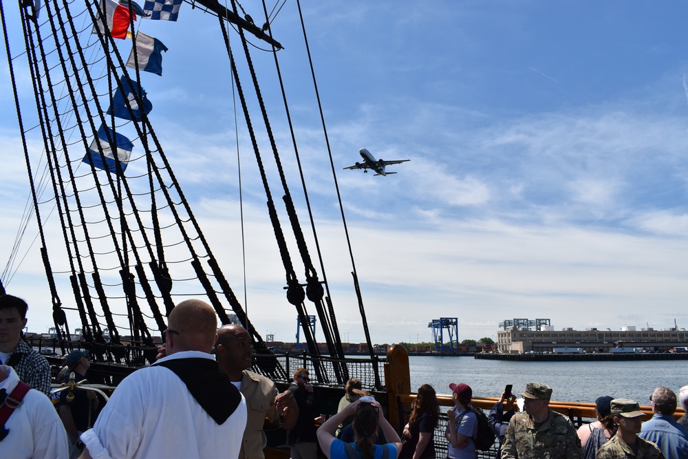 USS Constitution Sails Boston Harbor