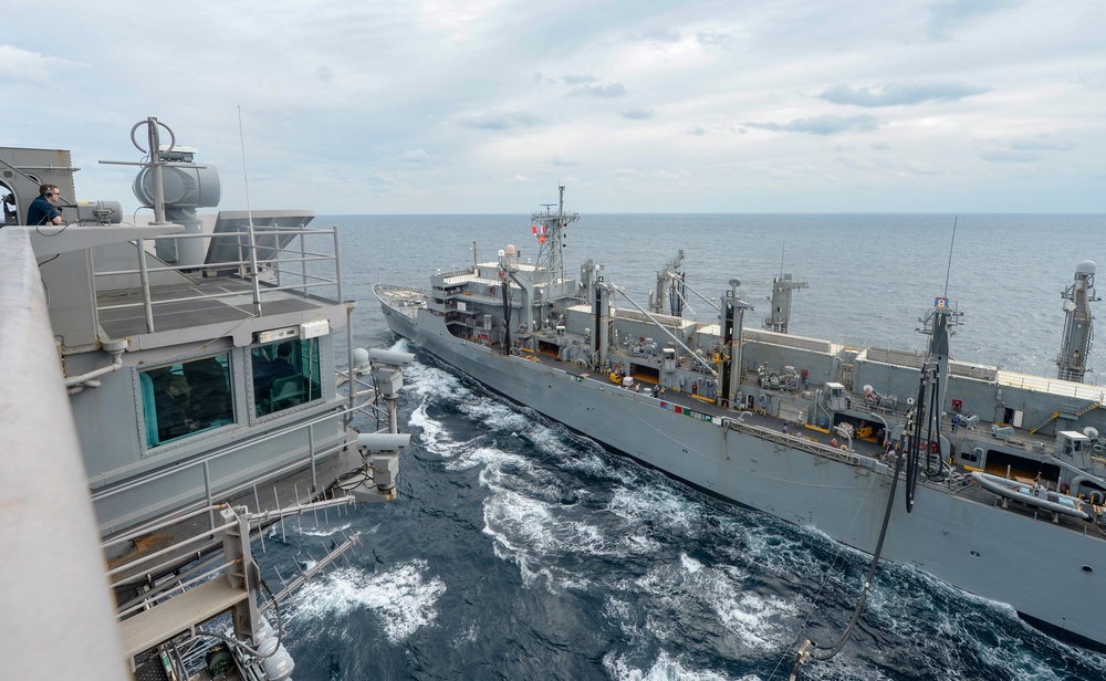 USS Harry S. Truman (CVN 75) transits the Arabian Sea