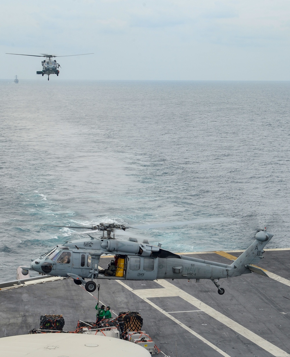 USS Harry S. Truman (CVN 75) transits the Arabian Sea