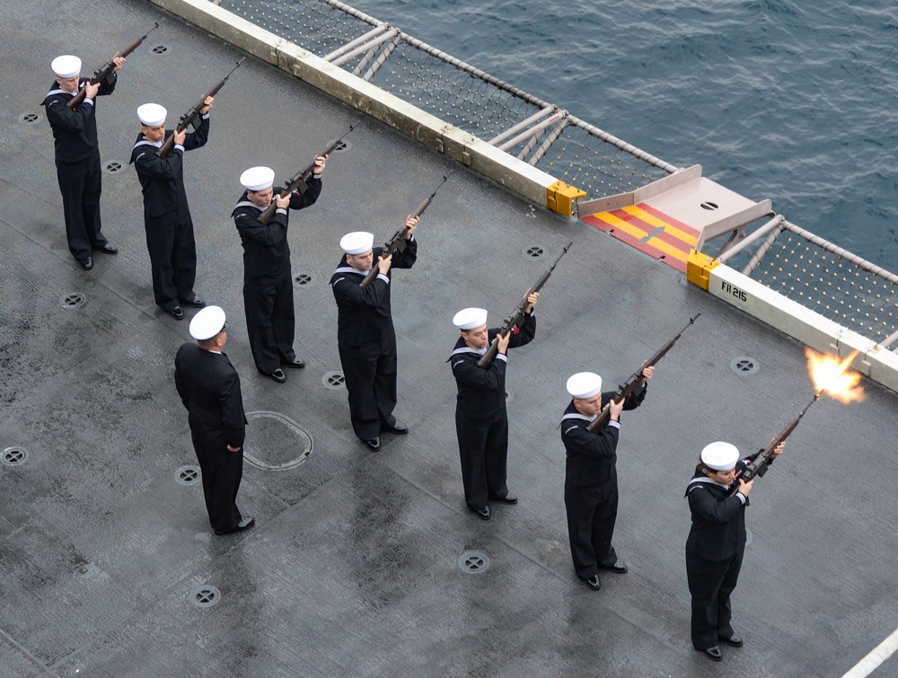 USS Harry S. Truman (CVN 75) transits the Arabian Sea