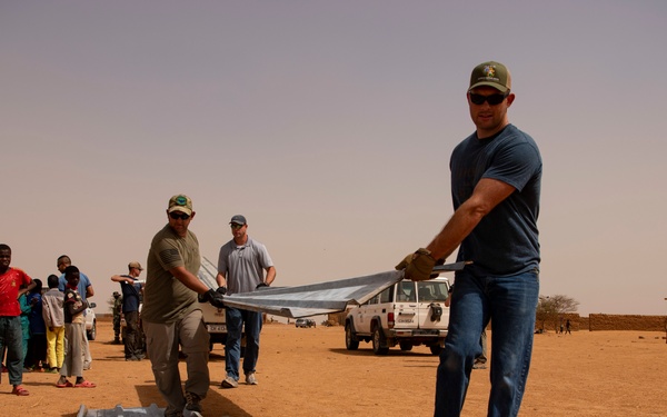 Soldiers and Airmen build partnerships in the Agadez