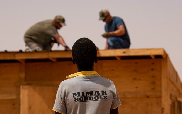 Soldiers and Airmen build partnerships in the Agadez