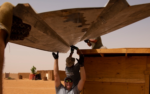 Soldiers and Airmen build partnerships in the Agadez